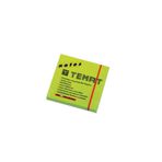 Temat Yapışkanlı Not Kağıdı 75x75 Mm Fosforlu Yeşil Yapışkanlı Post-It