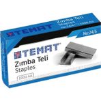 Temat Zımba Teli 24/6 Gümüş 100'lü Paket