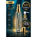 TEMBAY Doldurulabilir Mini Parfüm Şişesi Cep Parfüm Şişesi Taşınabilir Cam Parfüm Şişesi 10ml