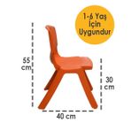 Teme Turuncul Kırılmaz Çocuk Sandalyesi