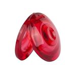 Temel Plastik Kastanyet El Perküsyon Aleti Kırmızı 5.5 Cm