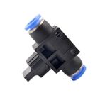 Temhyu 4 mm 6 mm 8 mm 10 mm 12 mm Akış Sınırlayıcı Hız Kontrolü Hava Pnömatik El Valfi 2 Yollu Hızlı Bağlantı Elemanları İtme Konnektörü Tüp Hortum Plastik (Boyut: 12 mm)