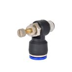 Temhyu Hız Kontrolü Pnömatik Bağlantı Gaz Kelebeği Valfi Kontrol Cihazı 4 6 8 10 mm Hortum Tüpü Hızlı Ayarlanabilir Bağlantı Hava SL 1/8 1/4 3/8 1/2 (Renk: SL4-01, Boyut: 5 adet)