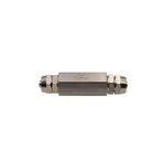 Temhyu Pnömatik Çek Valf 6 mm 8 mm 10 mm 1/4 OD Boru Tek Yönlü Valf Hava Gaz Tek Yönlü Valf Pirinç Hava Kompresörü Adaptörü (Renk: CV-01BSP 6 MM1)