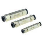 Temhyu Pnömatik Çek Valf Konnektörü Hava Gazı Tek Yönlü Valf Pirinç Valf Hava Kompresörü Boru Bağlantı Adaptörü 6 mm 8 mm 10 mm 1/4 Hortum Tüpü (Renk: CV-Siyah, Boyut: A-1I4)