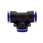 Temhyu Pnömatik Hava Konnektörleri Hızlı Çıkarma Bağlantı Parçaları 8 mm 6 mm 10 mm Push In Hortum Konnektörü SA Gaz Kelebeği Valfi Pnömatik Parçalar (Renk: PE, Boyut: 4mm)