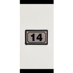 temiz iş Yapışkanlı Kapı Numarası Alüminyum 14 No