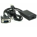 Temiz Pazar 4310 Vga To Hdmi Çevirici Dönüştürücü Adaptör Kablosu