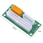Temiz Pazar 4326 Power Supply Güç Kaynağı Atx Dual Psu 24+4 Pin Fan Çoklayıcı