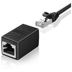 Temiz Pazar 4608 Cat5 6 Dişi Kablo Ekleyici Uzatma Uzatıcı RJ45 Ek Birleştirici Ara Adsl Gigabit - Siyah