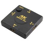 Temiz Pazar 4K Ultra Hd Destekli Hdmi Çoklayıcı Switch 3 Port Çoğaltıcı Uhd