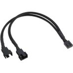 Temiz Pazar 5025 Fan Çoklayıcı 2 Port Y Pwm 4 Pin Splitter Çoklayıcı Switch Kablosu