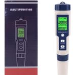 Temiz Pazar 5in1 Dijital Ph/tds/ec/tuzluluk/sıcaklık Metre Işıklı Test Cihazı Iletkenlik Kalem Model