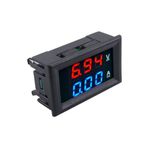 Temiz Pazar Dijital Volt Akım Ölçer Dc 0-100v 10a Ampermetre Voltmetre