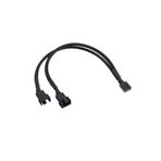 Temiz Pazar Fan Çoklayıcı 2 Port Y Pwm 4 Pin Splitter Çoklayıcı Switch Kablosu