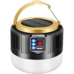 Temiz Pazar G-300W Kamp Lambası Solar Güneş Enerjili Ampül 26 Smd LED Şarjlı El Feneri Powerbank 5 Mod