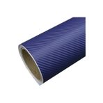 Temiz Pazar Koyu Mavi Karbon Folyo 127 Cm X 50 Cm