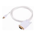 Temiz Pazar Mini Displayport To VGA Thunderbolt Monitör Çevirici Dönüştürücü Kablo 3 Metre