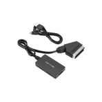 Temiz Pazar Scart To HDMI 1080P Av Video Çevirici Dönüştürücü Adaptör
