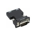 Temiz Pazar Ses Destekli HDMI To VGA Monitör Çevirici Dönüştürücü Adaptör
