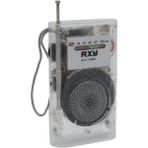 Temiz Pazar Turbo Cep Tipi Mini Şeffaf Pilli Analog Fm Radyo