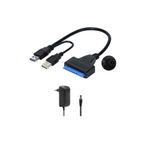 Temiz Pazar USB 3.0 2.5 3.5 İnç Sata SSD HDD Hard Disk Çevirici Dönüştürücü + Adaptör uyumlu