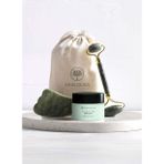 Temizleyici Balm, Yeşim Face Roller ve Gua Sha Masaj Taşı Seti