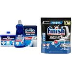 Temizlik Bakım Seti (Parlatıcı 400 Ml + Makine Temizleyici Sıvı 250 Ml + Tuz 500 G) Ultimate 85 Kapsül Bulaşık Makinesi Deterjanı Tableti (1 X 85 Kapsül)