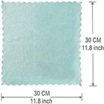 Temizlik Bezi, 10 Adet Balık Pulu Desenli Mikrofiber Temizlik Bezi, Yeniden Kullanılabilir Dalga Desenli Bez Seti, Ayna, Cam Ekran Temizliği İçin Ev Temizlik Bezi (30X30cm, Rastgele Renk)