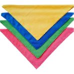 Temizlik Bezi 3'lü Set - 40 x 40 cm , Kalın ve Yumuşak Doku, Dekoratif Lazer Kesim, Ekstra Emici, Çok Amaçlı Kullanım Için, Mutfak, Banyo, Araç ve Genel Temizlik Için Uygun, Yıkanabilir