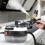 Temizlik için Yüksek Basınçlı Buharlı Temizleyici, Taşınabilir 2500 W Buharlı Temizleyici, Ev Kullanımı, Araba Detayı, Döşeme, Mutfak, Banyo, Derz ve Fayans için