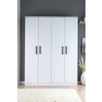 temosan mobilya 4 Kapılı Beyaz Gardırop Dolap 120 X 174 X 45 T-900