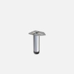 Tempo 10 cm Mat Krom Kaplama Metal Baza Ayağı