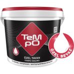 Tempo Filli Boya Tempo Özel Tavan Boyası 10 kg Yüksek Beyazlıkta Mat İç Cephe Kullanımı İçin