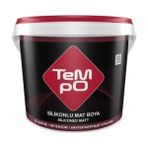 Tempo Şeker Pembe 10 kg Silikonlu Mat İç Cephe Duvar Boyası