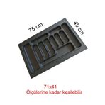 Tempo T-2275 Gri Çekmece İçi Kaşıklık