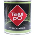 Tempo Taş Verniği Dış Cephe Şeffaf Su İtici Doğal Venik 0.75 lt
