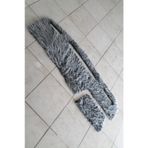 Tempra Tipo Uyumlu Torpido Örtüsü Peluş Kumaş Gri - Siyah