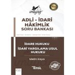 Temsil Yayınları İmtiyaz Adli-İdari Hakimlik İdare Hukuku – İdari Yargılama Usul Hukuku Soru Bankası