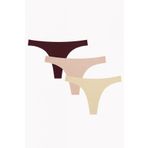 Ten Bordo Cappuccino 3Lu Lazer Kesim Tanga