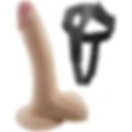 Ten Dokusunda 20 cm Belden Bağlamalı Kemerli Dildo Ultra Soft Dokuda Realistik Takma Vibratör
