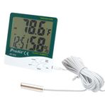 Ten, Proskit NT-312 Dijital Problu Sıcaklık ve Nem Ölçer LCD Ekranlı Termometre Higrometre