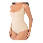 Ten Rengi Lazer Kesim Iz Yapmaz Göğüs Destekli Askılı Body Slip Korse, L/XL, FA3004-198IGP101683