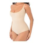Ten Rengi Lazer Kesim Iz Yapmaz Göğüs Destekli Askılı Body Slip Korse, S/M, FA3004-198IGP101682