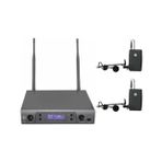 Ten, Topp Pro TMW U2-100LTHSGT UHF Kablosuz Mikrofon Seti Çift Kanal 2 Yaka + Headset Profesyonel Sistem