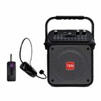 Ten,5'' Taşınabilir Rehber Anfi + Kablosuz Kafa Mikrofonlu | Bluetooth’lu Mevlüt ve Organizasyon Ses Sistemi