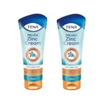 Tena Çinko Krem 100ml 2 Adet Bez Hastaları Için Koruyucu Onarıcı Koruyucu Onarıcı Hassas Ciltler İçin Kolay Kullanım