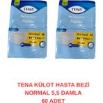 Tena Külot Hasta Bezi Normal 5,5 Damla Medium Beden 60 Adet