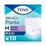 Tena Proskin Pants Maxi, Orta Boy (M), 8 Damla Emicilik, Emici Külot, 10'lu Paket