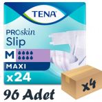 Tena Proskin Slip Maxi 8 Damla Orta Boy Medium 96 Adet Belbantlı Hasta Bezi